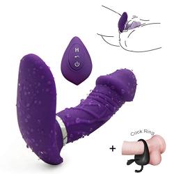 Wearable Cl-ǐtoral Ví-bratór Adullt Toys Bullet for Female,Six toys for Women Large Wireless G-spot Massger Relaxation Tools,T shirt