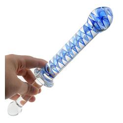 Wowlife Sexy Glass - Beautiful Flower Style Adult Sex Toy Plug Butt Plug Anal Trainer for Her or His