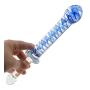 Wowlife Sexy Glass - Beautiful Flower Style Adult Sex Toy Plug Butt Plug Anal Trainer for Her or His