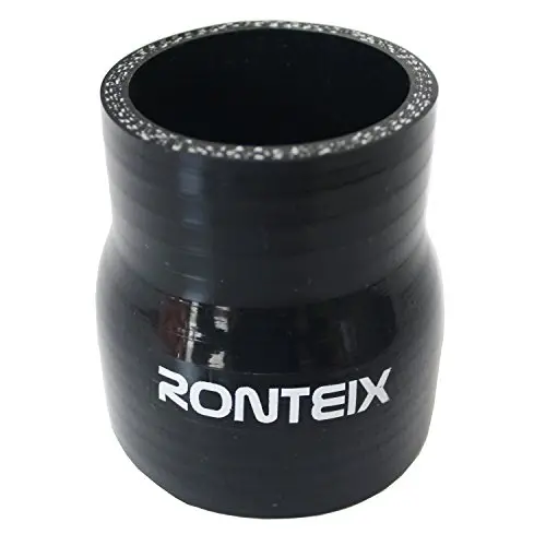 Ronteix Universal ID 3 to 2.5 Silicone Reducer Coupler Radiator Hose (76MM to 63MM, BLACK)