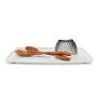 madesmart Elevated Drain Board - White | SINKWARE COLLECTION | 15.63&quot x 11.25&quot | Dish Drying Board for Cups, Pots/Pans or Large Utensils | Non-slip Base | BPA-Free