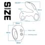 Lfcmf Giftly ?êni? Dual ?ings Orgásmic ?êni? ?ings Mini bǚllet Vi`br?tórs Silicone Material Toys for Couple (Color : Black)