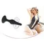 Anal Trainer Kit Butt Plugs Sex Toys 4 Set for Beginner Stimulation toy for Unisex Masturbation 100% Medical Grade Silicone (Black 02)