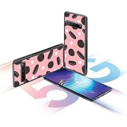 Samsung Galaxy S10 5G Case,Flexible Soft TPU Cover Shell,Slim Silicone Black Rubber Non-Slip Durable Design Protective Phone Case for Samsung Galaxy S10 5G -Biscuits