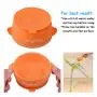 2 Pack Baby Bowls, Best Suction Bowls with Lid for Baby Toddler Self-Feeding, 100% Safe Leak-Proof Silicone Bowl, Dishwasher & Microwave Safe