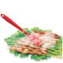 Silicone kitchenware 5 piece set cooking shovel whisker brush kitchen tool anti-scalding non-stick (random color)