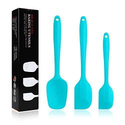 Silicone kitchenware 3-Piece Silicone Baking Set Durable Silicone Heat Resistant 284°F Seamless Non-Stick Kitchen Mixing Cooking Baking Utensils Multi-color Optional Silicone kitchen utensils