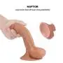 Sex Toys Realistic 7.67 Inch Realistic Ultra-Soft Silicone Dildo Lifelike Vein Superior Penis Dual Layer Liquid Silicone Penis with Suction Cup Adult Sex Massage Masturbation Toys for Women 366G Anal