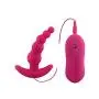 Two Womens or Mens Adult Prostate Sex Toy, Battery Operated (4 AAA Included) Anal Vibrator with Graduated Beads, 6 Mode Vibration, Medical Grade Silicone, Waterproof
