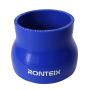 Ronteix Universal ID 2.5 to 2 Silicone Reducer Coupler Radiator Hose (63MM to 51MM, BLUE)
