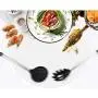 Kitchenware set, 8 piece set of silicone kitchen utensils, stainless steel handle, heat resistant and nonstick cooking tools