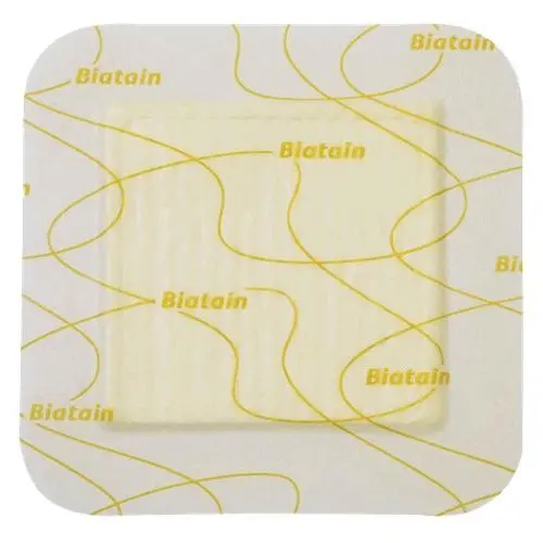 Biatain Silicone Lite Foam Dressing 5" x 5", Pad Size 2.87" x 2.87" (Box of 10 Each)