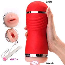 Sweet Safe Silicon Trainer Ana^lee S-e.x Vibreadoy Roller Dual Hole 3D Deep Throat Oral Vibreado Men Artificial Vagina Real Pussy Male Man,Red, T&oys Remote Vibreados Baile Rabbit,vibreado Mot