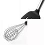 Stainless Steel Kitchenware, 8 Piece Set Of Silicone Cookware, High Temperature Resistant Nonstick, Pasta Spoon, Egg Beater, Spoon, Fishing Fence, Food Pliers, Shovel, Scraper, Spoon Filter