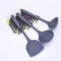 Silicone kitchenware three suits spoon drain spade shovel special non-stick cooking temperature safety tool suite - the best kitchen gift