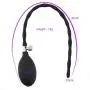YouQDOLL Body-Safe Silicone Urethra Balloon Pump with Quick Release Valve Stretch Anal Sex Toys Inflatable Butt Plug