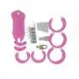 FeiGu Silicone Chastity Cage Device for Male Penis Exercise Sex Toys Fetish Erotic 4(long,pink)