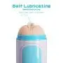 Water Lube Male Masturbator Cup, Upgraded Pocket Pussy Masturbation Cup, Double Hole Realistic Artificial Vaginal and Anal, Adjustable Angle and Dismountable Male Sex Toys (L)