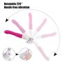 9.84&quot Thrusting Viberating Toy for Women Ladies with 10 Speed Frequency Vibrant Adult Toys with Hands-Free Suction Cup Waterproof & Rechargeable (Pink)