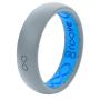 Groove Life - Silicone Ring for Men and Women Wedding or Engagement Rubber Band with Lifetime Coverage, Breathable Grooves, Comfort Fit, and Durability - Thin Solid