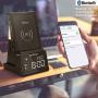 dpnao Wireless Charging Stand with Bluetooth Speaker Alarm Clock Night Light USB Fast Charging Port Compatible with iPhone 11/11 Pro/11 Pro Max/XR/Xs Max/XS/X/8/8 Plus Galaxy S10/S10 Plus/S10E/S9