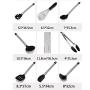 Stainless Steel Kitchenware, 8 Piece Set Of Silicone Cookware, High Temperature Resistant Nonstick, Pasta Spoon, Egg Beater, Spoon, Fishing Fence, Food Pliers, Shovel, Scraper, Spoon Filter