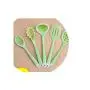 5/8Pcs/Set Of Kitchen Silicone Scraper Strainer Silicone Kitchen Spatula Silicone Kitchenware Set,5Pcs Set