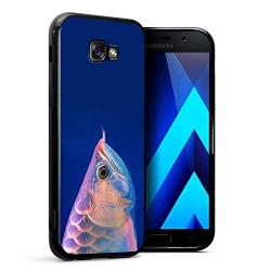 Samsung Galaxy A3 2017 Case, Arowana Shock-Absorption TPU Rubber Bumper Samsung Galaxy A3 2017 Case, Ultra Thin Slim Protective Cover for Samsung Galaxy A3 2017-Black