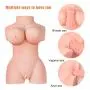 Lifesize Adult Toys for Men - 3D Realistic Silicone Love Doles for Man Male Bedroom Self Pleasure (With USB Heater & Lube)