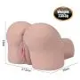 Yamad Jeans Realistic Soft Sexy Woman Love Doles ffor Men Male Adullt Toy T-Shirt Silicone Big As-s Butt (Color : Skin)