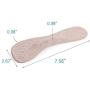 CaserBay 2-Pack Arch Support Insoles Silicone Gel Slim Inserts Liners Shock Absorption Massaging Arch Pain Foot Heel Pain Relief for Women Shoes High Heel【Style B, 2 Pairs-Nude】