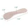 CaserBay 2-Pack Arch Support Insoles Silicone Gel Slim Inserts Liners Shock Absorption Massaging Arch Pain Foot Heel Pain Relief for Women Shoes High Heel【Style B, 2 Pairs-Nude】