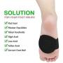 Arch Support,3 Pairs Compression Fasciitis Cushioned Support Sleeves, Plantar Fasciitis Foot Relief Cushions for Plantar Fasciitis, Fallen Arches, Achy Feet Problems for Men and Women…