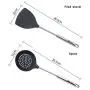HUShjsd Silicone Kitchenware Set 4, Non-stick Special Household Kitchen Cooking Shovel Spatula Set, With Shelf，spatulas Silicone Heat Resistant