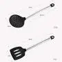 Silicone Cooking Set Of 10 Stainless Steel Handle Kitchenware Set Non-Stick Cookware Cooking Spoon Shovel