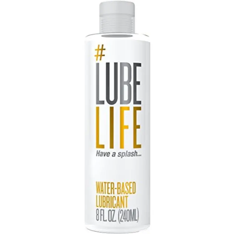 Lube Life Water-Based Anal Lubricant, Personal Backdoor Lube for Men, Women  and Couples, Non-Staining, 8 Fl Oz