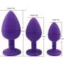 Panzisun Silicone Butt Plug Anal Unisex Sex Stopper Different Size Adult Toys for Men/Women Trainer Couples 6 Pack (Purple)