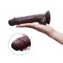 Realistic Ultra-Soft Dildo for Beginners with Flared Suction Cup Base for Hands-Free Play, Flexible Dildo Lifelike Silicone Dual Density Mens Penis Cock Dong Anal Sex Toys for Masturbation Anal Play