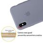 Dawsofl Soft Silicone Case Cover for Apple iPhone Xs Max 2018 (6.5inch) Boxed- Retail Packaging (Lavender Gray)