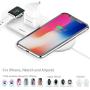 WORDIMA Airpower Wireless Charging Pad, 3-in-1 Multiple Devices Wireless Charger Dock Fast Charge Station Compatible with Airpods1-2,iPhone 8,8 Plus,X,Xr, Xs,Max, iWatch 1-4(Not for Series 5 and OS6)