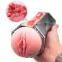 CS-PYY Men Deep Throat, Vǐbrating Orál Cup, Sucking Endless Pleasure, Adult Toys for Men 100% Safe Silicone for Man Self Pleasure for Men Enhancement Exercise
