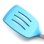 Hjyi Kitchen Cooking high temperature cooking spoon shovel heat-proof handle kitchenware silicone kitchenware (8 pieces set)