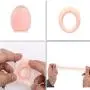 2Pcs/Set Male Foreskin Restoration Rings Sleeve Silicone Cock Ring Penis Ring Delay Ring Penis Enhancement Erection Sex Toys Men