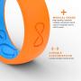 Groove Life - Silicone Ring for Men and Women Wedding or Engagement Rubber Band with Lifetime Coverage, Breathable Grooves, Comfort Fit, and Durability - Original Solid