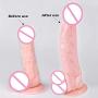 Silicone Realistic Extender Sleeve Extension Girth Enhancer Enlarger Toy for Men-12