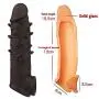 Privacy Packaging. Silicone penile Condom Expander expands Male Chastity Toys