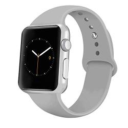 iGK Sport Band Compatible with Apple Watch 38mm 40mm 42mm 44mm, Soft Silicone Sport Strap Replacement Bands for iWatch Apple Watch Series 5, Series 4, Series 3, Series 2, Series 1