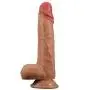 LEEPSEXY Realistic Dildos Double Layered Silicone Dildo Hyper Realistic Premium Penis Sex Toys with Suction Cup Insertable 5.9 inches/Width 1.6 inches