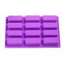 KALAIEN 12 Cell Sponge Finger Silicone Mould Cake Bar Bakeware Mold Baking Tray