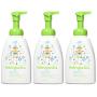 Babyganics Foaming Dish Soap, Pump Bottle, Fragrance Free, 16oz, 3 Pack, Packaging May Vary